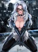 A Playful Kitten [Black Cat] (Reivash Art)