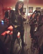 Fetish Goddess Miss Andrea Untamed In Biker Leathers