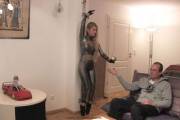 Captured Taboos - Latex Wife Wine Holder