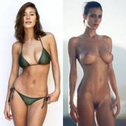 Tiny bikini on and off