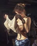 Getting dressed