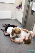 Pantyhose Catfight