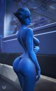 Liara looking bootylicious (WildyNSFW)