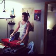Just doing some chores. 