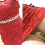 Wife was out shopping for a holiday dress these are the top two which do you like?