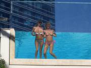 Poolside flashers