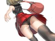 [Trainer] Serena pantyshot