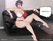 Waifu on Couch - Bayonetta (Bokuman)