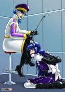 Rubber femdom