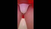 Was ordered to pee my white panties; got horny and masturbated like a girl in my pissy panties