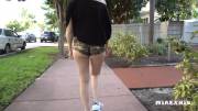 Short shorts on a sunny day!