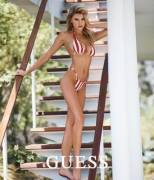 Surely, this Guess ad has been photoshopped to make her look more model-like and less sexy?