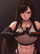 Tifa's ready to kick ass