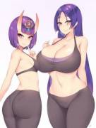 Mama Raikou and Shuten are fit