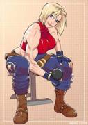 Blue Mary rock hard nips