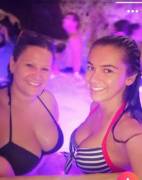In the hot tub