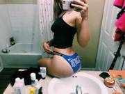 Ass on sink