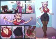 Nikki is now upper management [Catgirl MTF/TGTF] - NotZackforWork