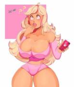 Bimbo Leah (F Bimbofication) by Lali-yah