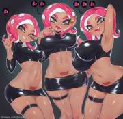 Splatoon: Octoling "Breast Size Up" [F Breast Expansion] - JTveemo