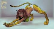 Kitty Stretch [F Human -&gt; F Anthro Cat Mid-TF] - Nolaf-TF