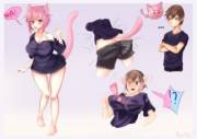 Kinky Neko Spirit {M Human -&gt; F Catgirl; MTF/TGTF} from MauiMoe/MauiTG