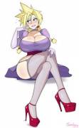 Final Fantasy VII: Bimbo Cloud Strife [MTF/TGTF (Rule 63); MTF/TGTF] - Sealguy
