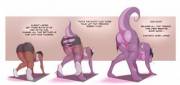 Dragon Positivity Training (F Human -&gt; F Anthro Dragoness) by KoopaCap