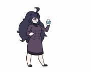 Hexxed Milk [F Human/Hex Maniac Breast Expansion][Pokemon] by Unknown Artist