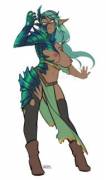 A Perfect Fit (F Wood Elf -&gt; F Chitin Insect Symbiote Mid-TF) by ShySiren