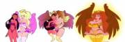 Role Reversal [F Angel/Devil Merging/Fusion; Possession] - HugoTheTroll