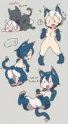 Cat pheromones [ F Human -&gt; F Anthro Cat ] by Sakamoto_AHR