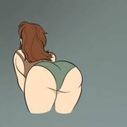 Panty Donk Animation (F Human -&gt; F Donkey)[Mid-TF] - ramfuzz