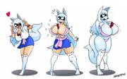 Ling Furry TF {F Fox Girl -&gt; F Anthro Kitsune} from Super-Flint