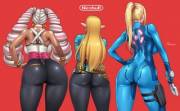 Zelda amongst her peers x-post r/nintendowaifus