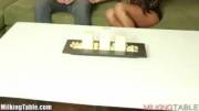 Milking Table Brandy Aniston Milking Cock