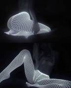 Glow in the dark fish net