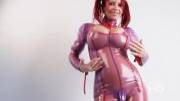 Bianca Beauchamp Westward Bound Latex See Through Dress