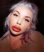 Lips the size of her face for swedish bimbo Sindyniklasson