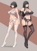 Lingerie Ryuuko &amp; Satsuki (Donburikazoku)