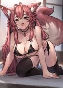 Fox in Thigh-Highs