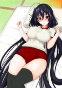 Taihou in her gym uniform
