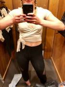 Changing room selfie