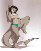 Wet Shark [F] (Kittydee and Revolver64)