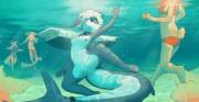 Swimming dangers [F] (Funkybun)