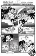 Mai x Yuri in Xtreme Beach Voreyball (KOF/DOA Commission) [F/F][SameSize][Digestion][Nude][OralVore]