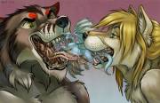 "Sharing a Snack" [furry][oral][soft][MF/m]