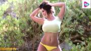 Denise Milani Bare Midriff