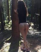 in the woods