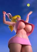 Underboob shot of Peach (Donan)